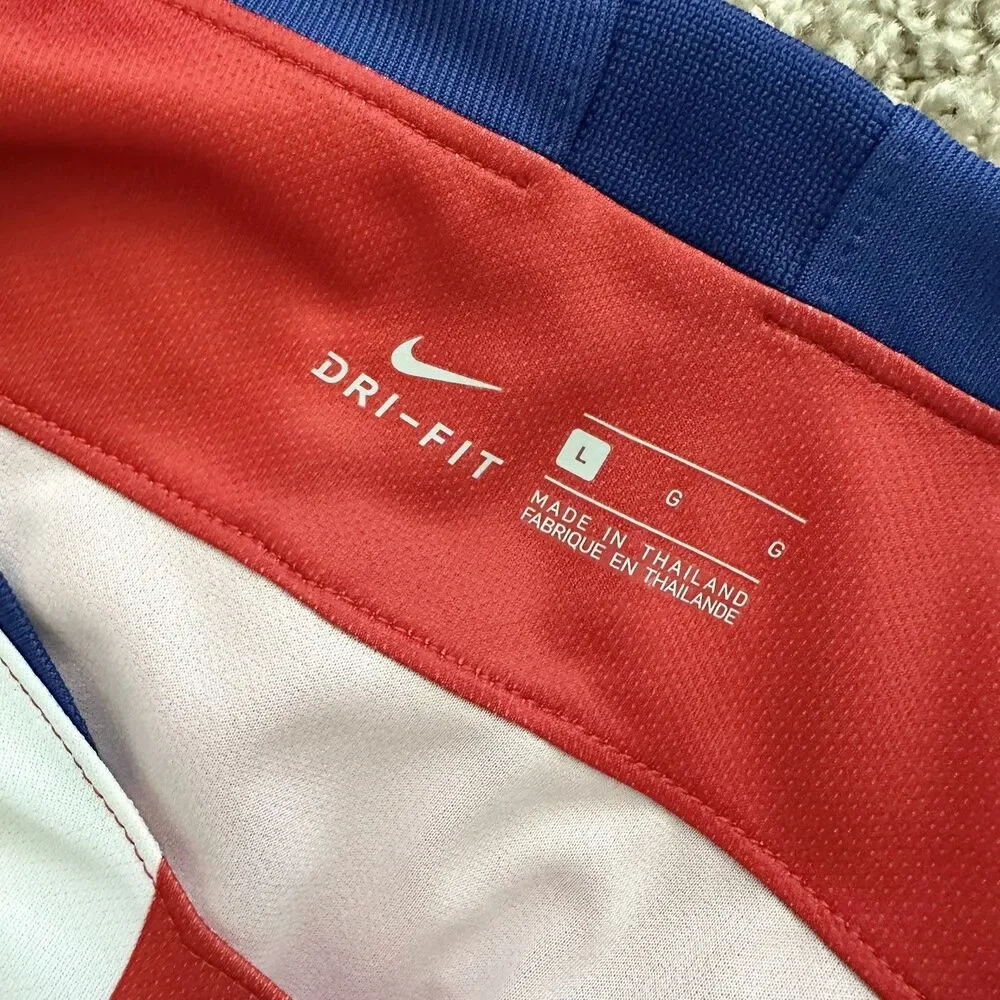 Atletico Madrid 2018 2019 Home Football Soccer Shirt Jersey Nike Size Large